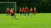 Passübung für Fußball-Jugendmannschaften: „Such‘ eine Linie“