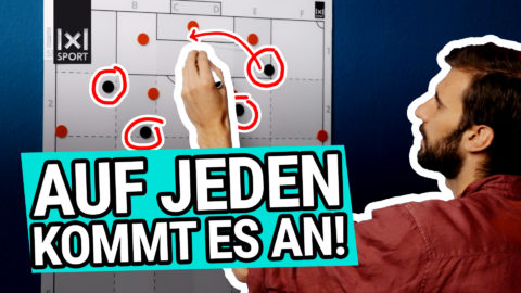 8 gegen 8 auf halbem Großfeld