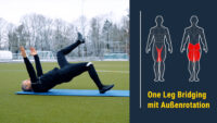 Stärke deine Spieler: One Leg Bridging Übung für Fußballer
