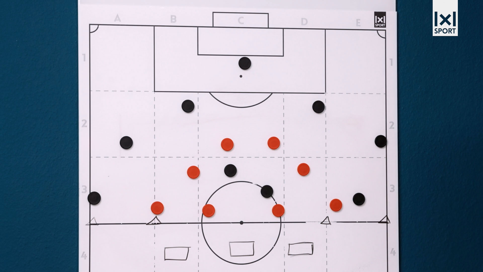 Pressing im modernen 4-4-2: Effektive Übung für schnelle Balleroberung ...