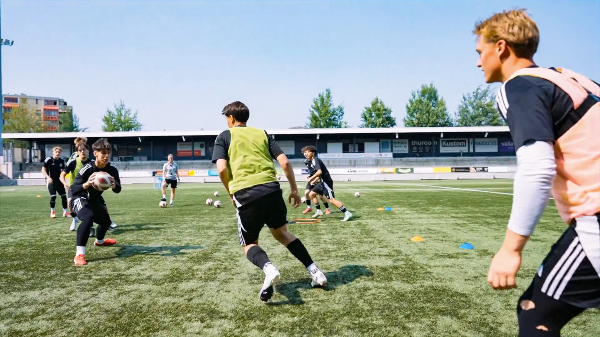 Übung Nesterball  zum trainieren schneller Entscheidungen