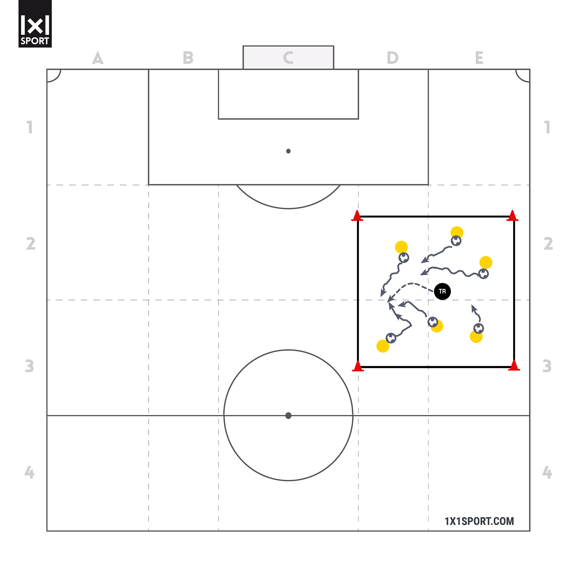 Übungsaufbau – Die große Trainer-Jagd