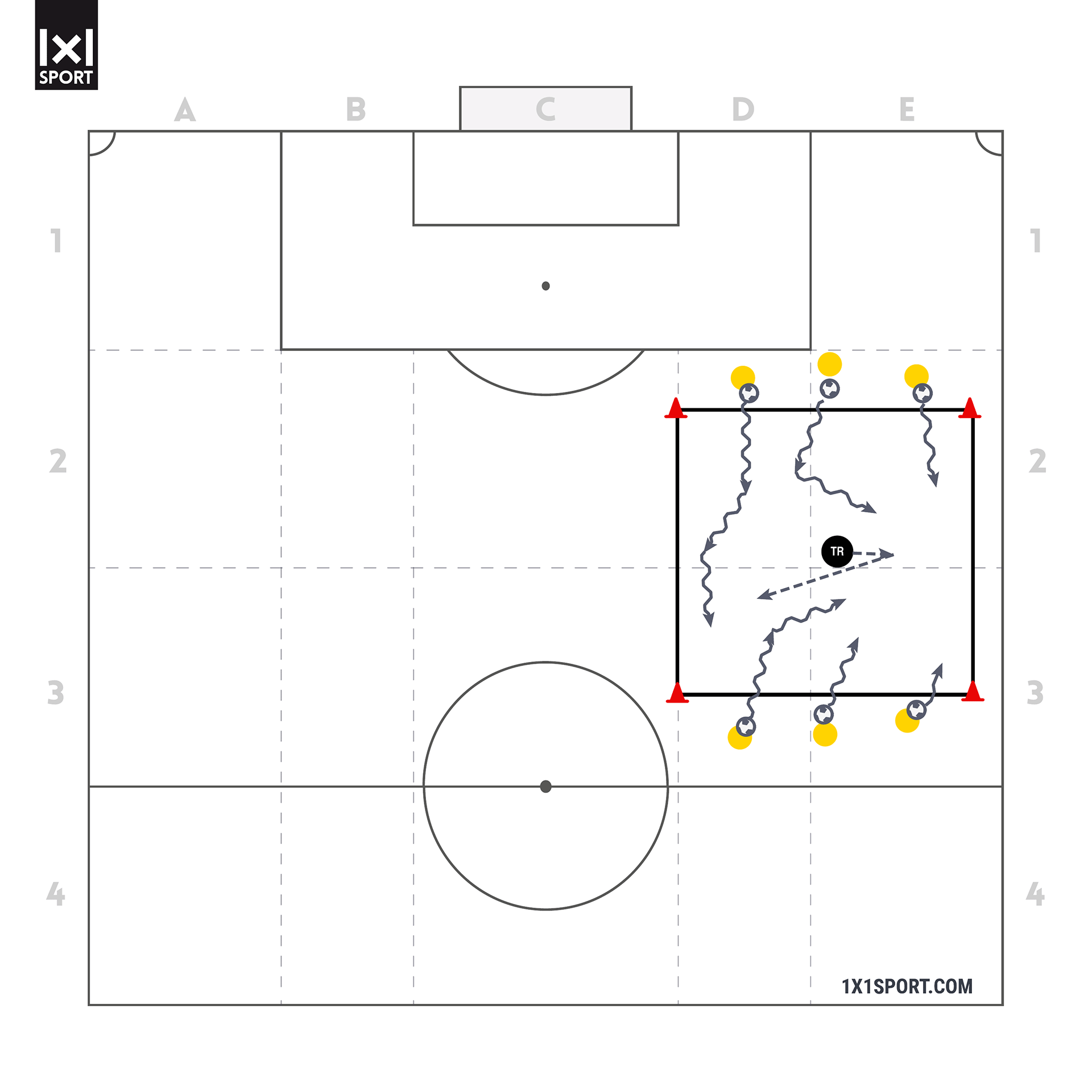 Übungsaufbau – Die große Trainer-Jagd – Variation