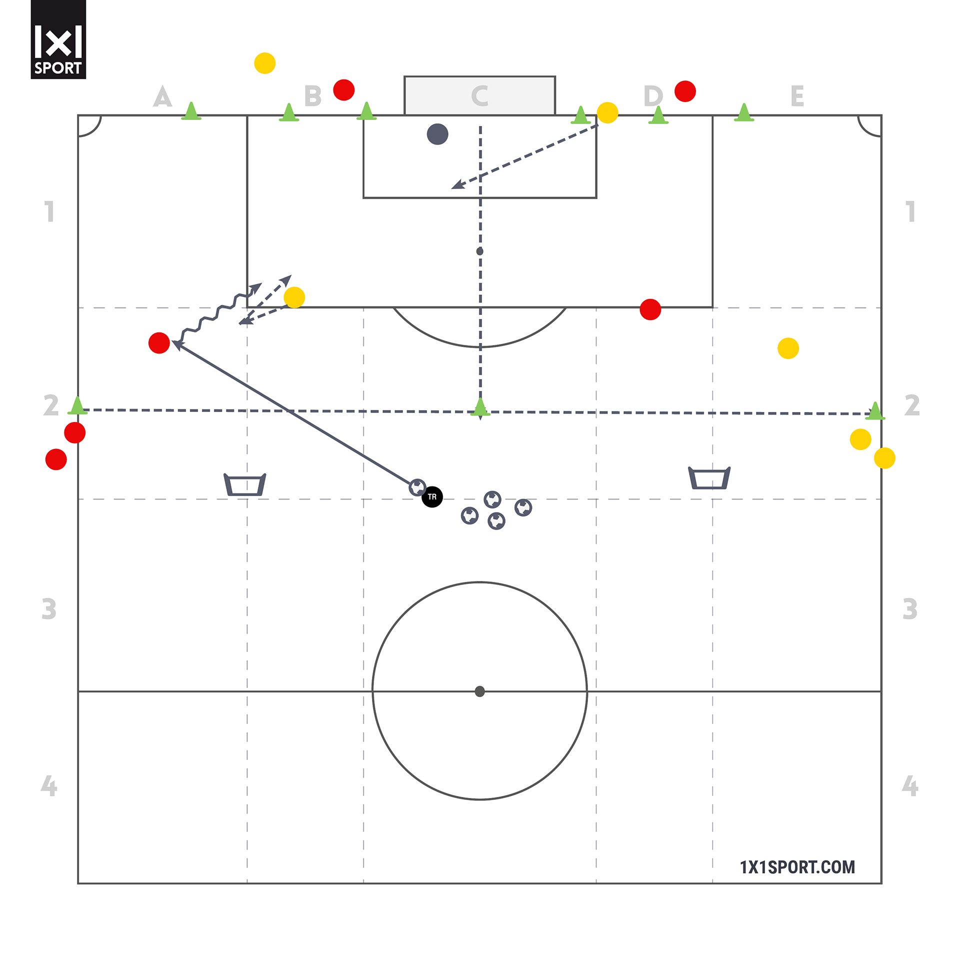 Übung 1 – Variables 1-gegen-1 am Flügel – Variation